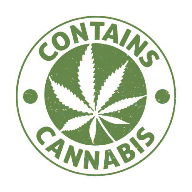 Contains Cannabis Logo